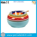 Porcelain colorful covered Fancy Ashtray